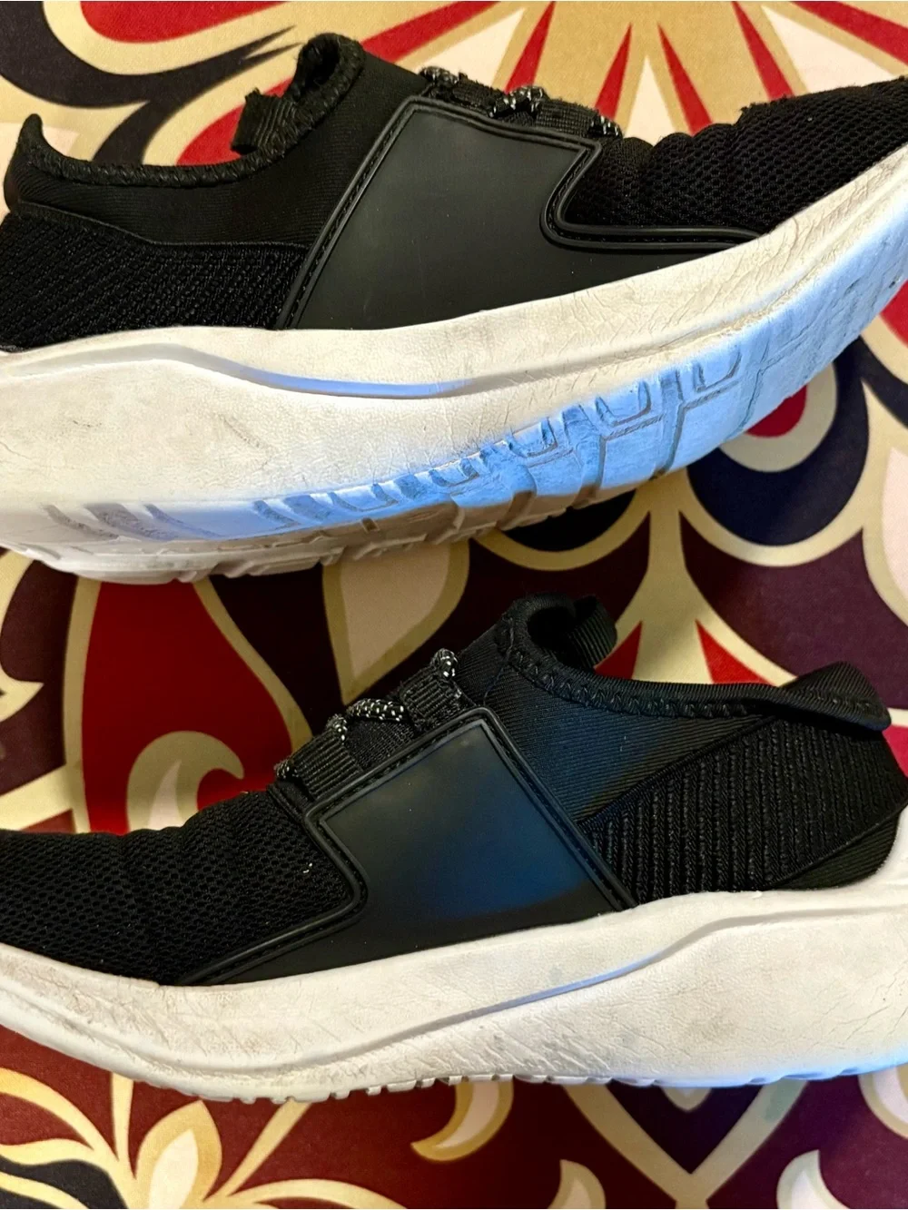 Nautica Kids Navy and White Slip-On Sport Sneakers